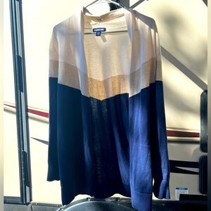 MOVING SALE everything 5$ Land’s End medium tall Colorblock Cardigan